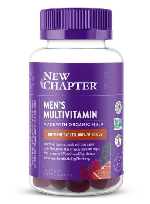 New Chapter Men's Multivitamin Gummies -- multivitamin gummies, organic vitamins