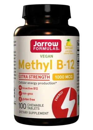 Jarrow Formulas Methyl B-12 1000mcg Lemon -- vitamin B12, energy production