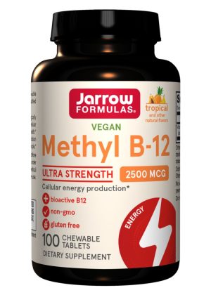Jarrow Formulas Methyl B-12 2,500mcg Tropical -- vitamin B12, energy production