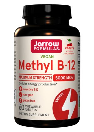 Jarrow Formulas Methyl B-12 5000mcg Cherry -- vitamin B12, energy support