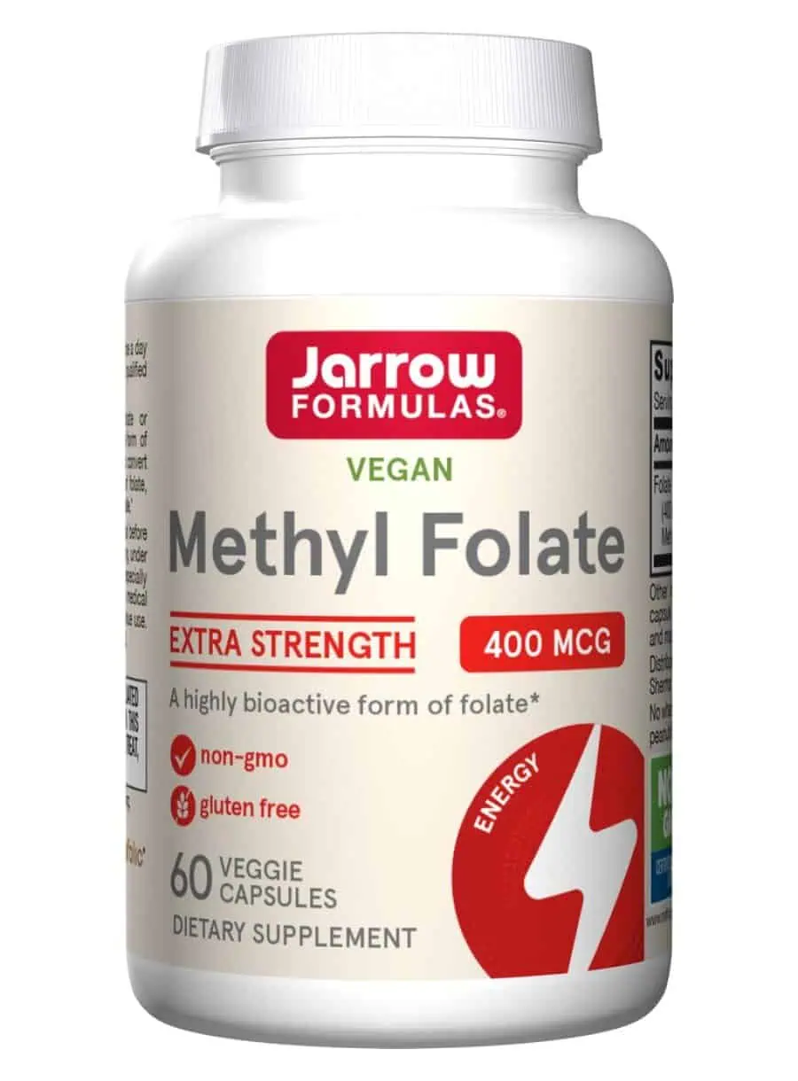 Jarrow Formulas Methyl Folate 400mcg -- folate supplement, bioavailable folate