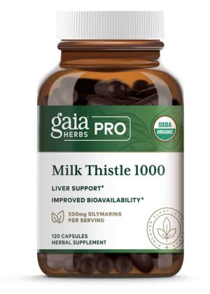 Gaia Herbs Milk Thistle 1000 — Liver support, detoxification