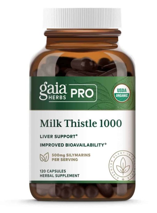 Gaia Herbs Milk Thistle 1000 — Liver support, detoxification