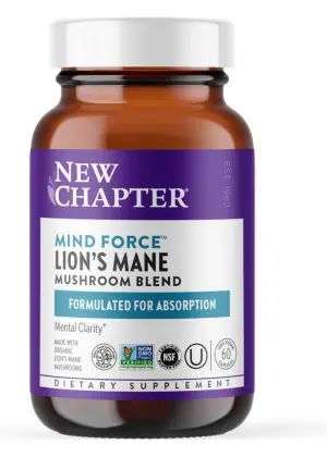New Chapter Mind Force(TM) Lion's Mane -- cognitive support, mental clarity