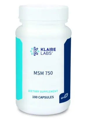 Klaire Labs MSM 750 — Methylsulfonylmethane, Joint Support