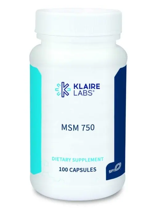 Klaire Labs MSM 750 — Methylsulfonylmethane, Joint Support
