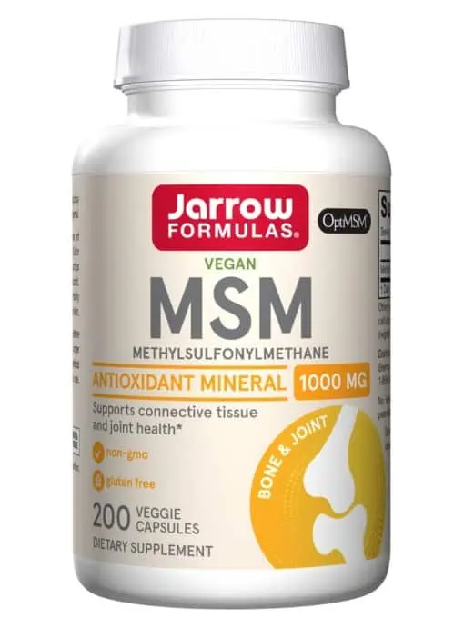 Jarrow Formulas MSM Sulfur 1000mg -- antioxidant mineral, joint support
