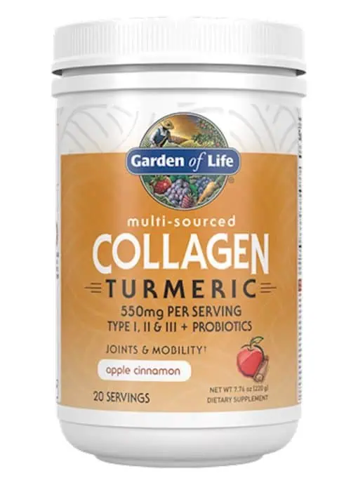 Garden of Life Multi-Sourced Collagen Turmeric — Collagen, Probiotics