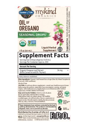 mykind Organics Herbal Oil of Oregano