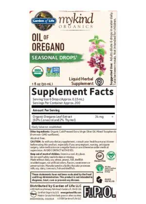mykind Organics Herbal Oil of Oregano