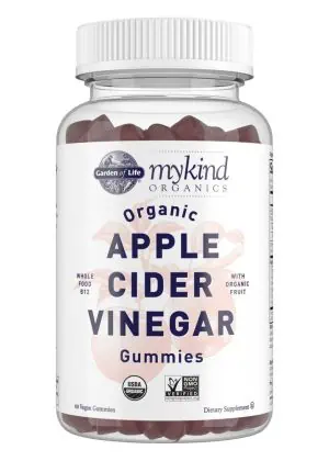 Garden of Life myKind Organics Apple Cider Vinegar -- organic apple cider vinegar, vitamin B12 gummies