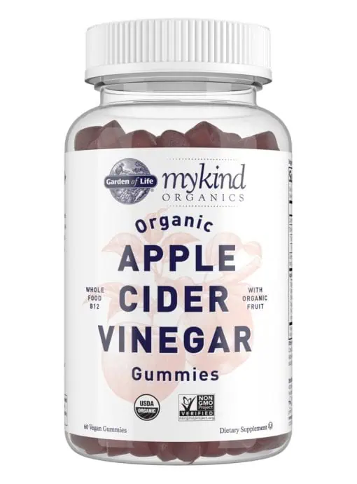 Garden of Life myKind Organics Apple Cider Vinegar -- organic apple cider vinegar, vitamin B12 gummies