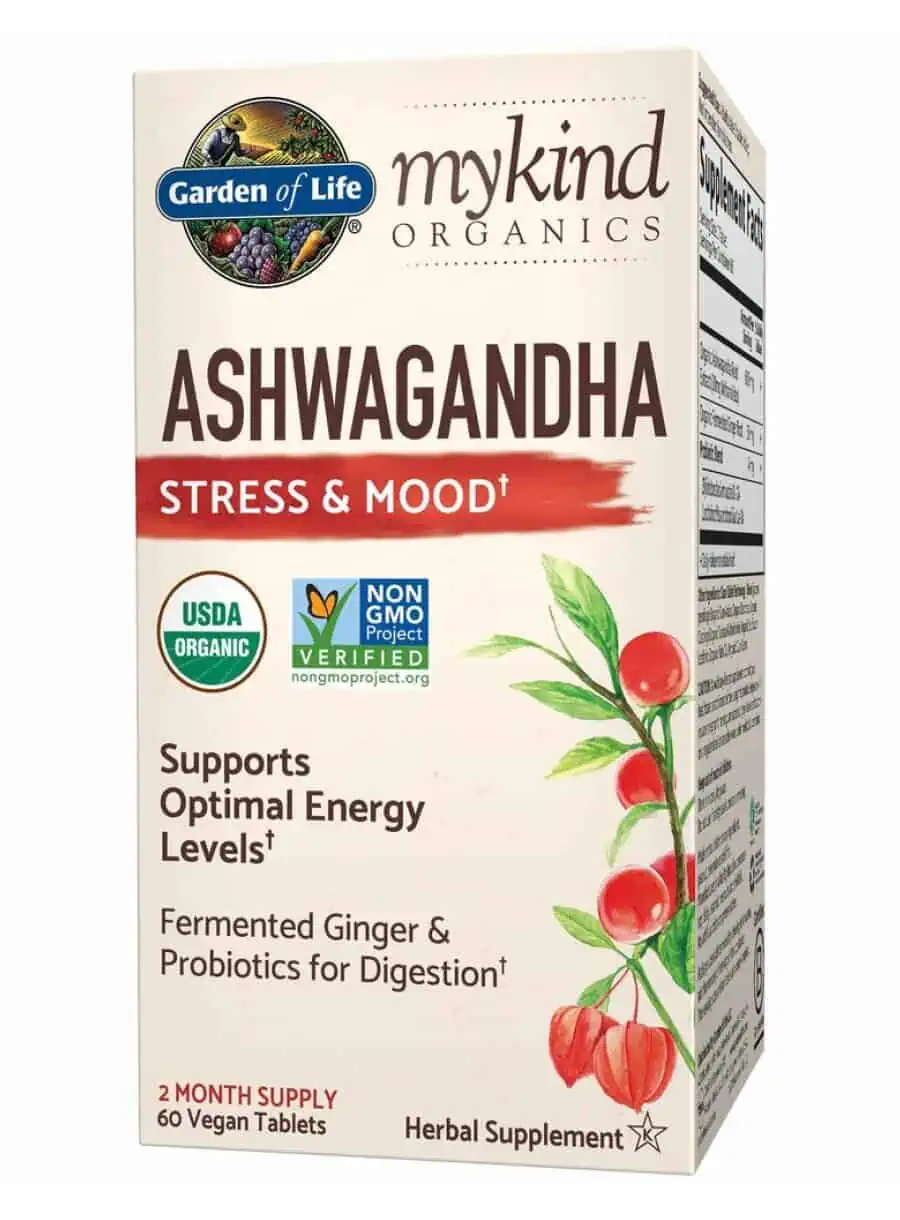 Garden of Life mykind Organics Ashwagandha — stress relief, energy support