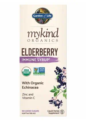 mykind Organics Elderberry Immune Syrup — herbal support, immune health