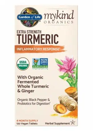 Garden of Life mykind Organics Extra Strength Turmeric -- turmeric supplement, organic turmeric