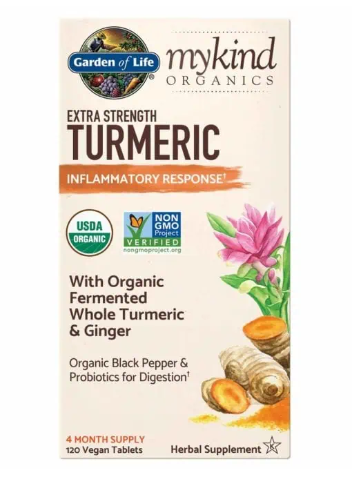 Garden of Life mykind Organics Extra Strength Turmeric -- turmeric supplement, organic turmeric