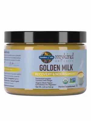 Garden of Life myKind Organics Golden Milk Powder -- organic turmeric, herbal supplement