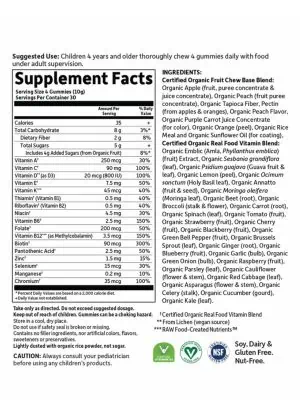 mykind Organics Kids Multi Gummies — Organic Fruit, Whole Food Vitamins - Back