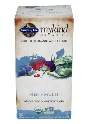 Garden of Life mykind Organics Mens Multi — organic multivitamin, whole food supplement