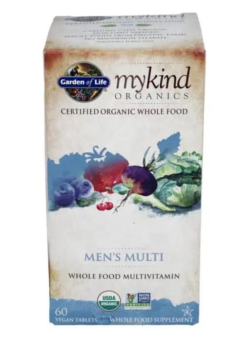 Garden of Life mykind Organics Mens Multi — organic multivitamin, whole food supplement