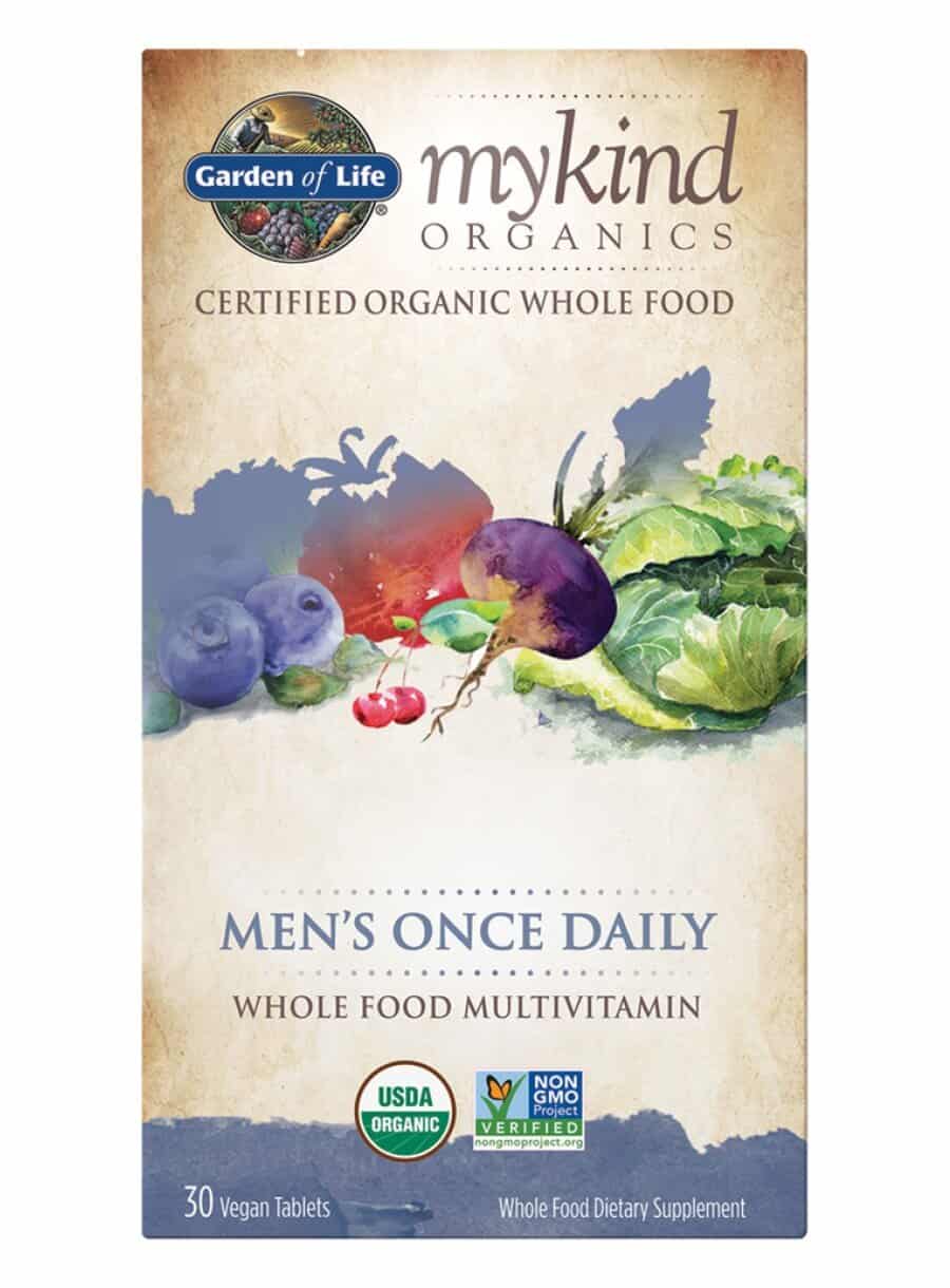 MyKind Organics Men’s Once Daily — Organic Multivitamin, Whole Food