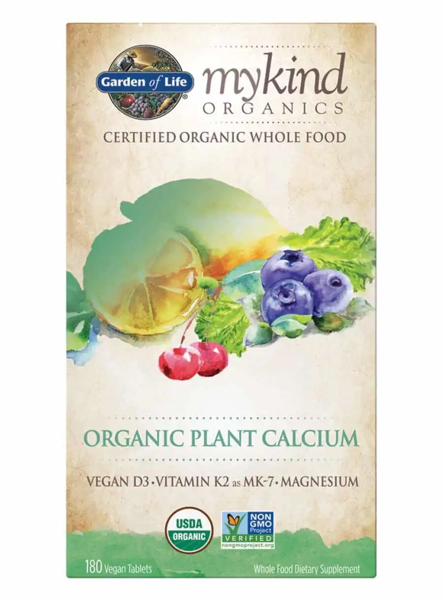 Garden of Life mykind Organics Organic Plant Calcium — vegan calcium supplement, organic calcium