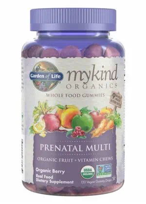 mykind Organics Prenatal Multi Gummies — Organic Fruit, Whole Food Vitamins