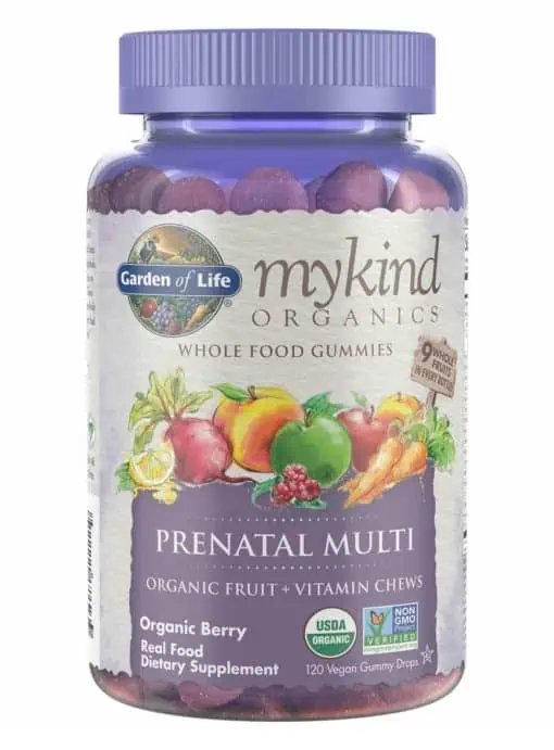 mykind Organics Prenatal Multi Gummies — Organic Fruit, Whole Food Vitamins