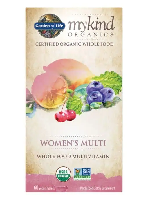 Garden of Life mykind Organics Womens Multi — organic multivitamin, whole food supplement