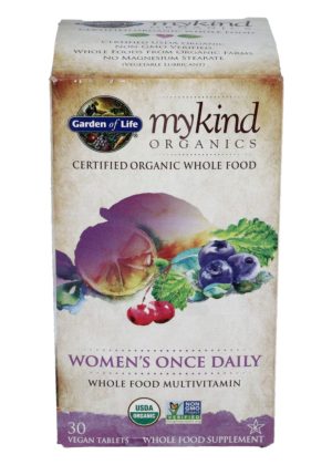 Garden of Life mykind Organics Women's Once Daily -- organic multivitamin, whole food supplement