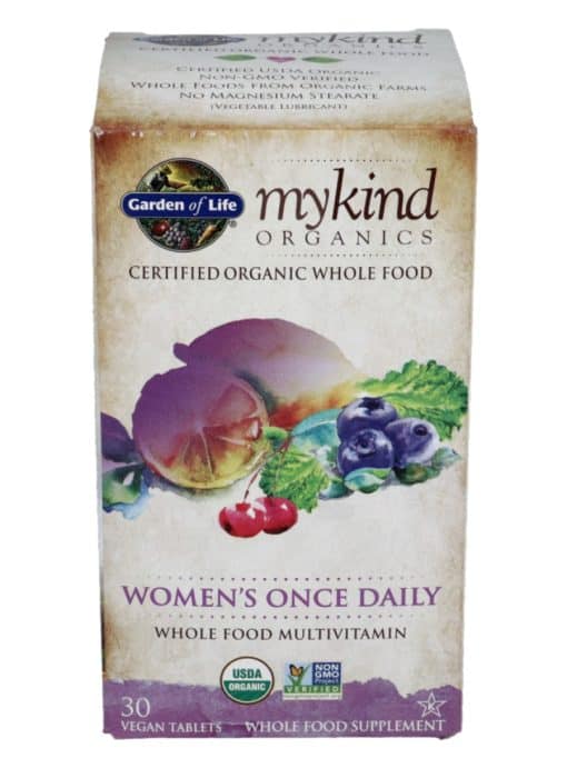 Garden of Life mykind Organics Women's Once Daily -- organic multivitamin, whole food supplement