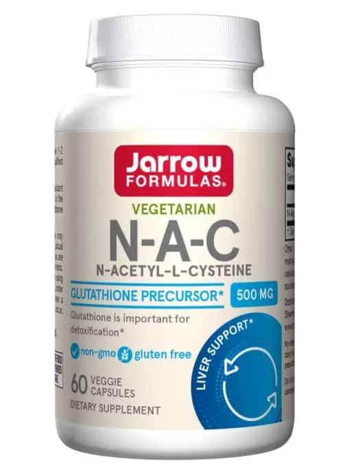 Jarrow Formulas N-A-C (N-Acetyl-L-Cysteine) 500mg -- antioxidant support, liver health