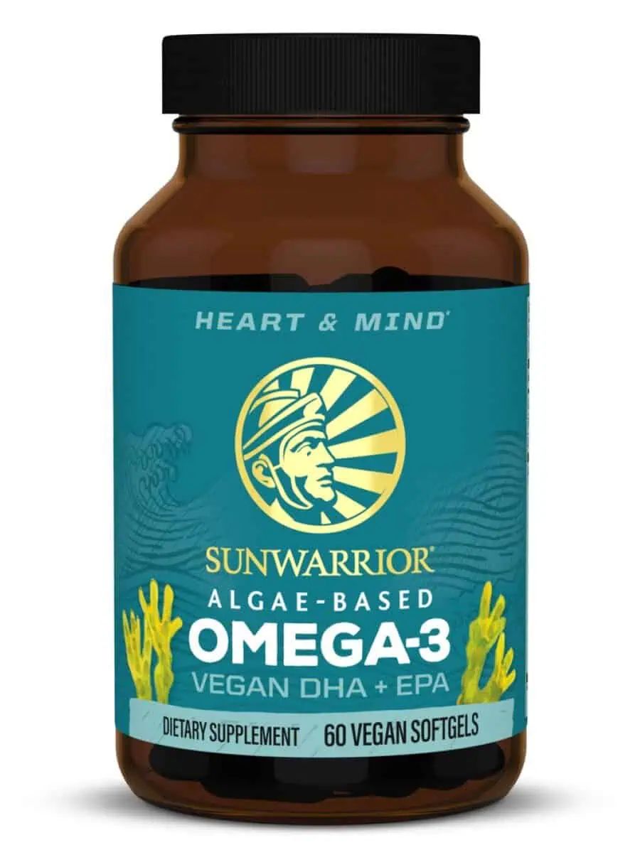 Sunwarrior Omega-3 Vegan DHA & EPA -- plant-based omega-3, algae oil