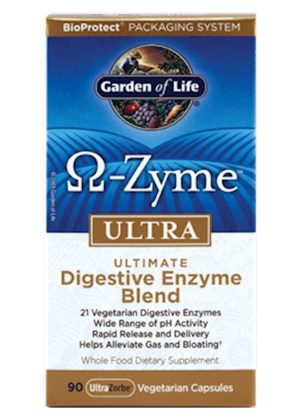 Garden of Life Ω-Zyme ULTRA — digestive enzyme blend, gastrointestinal health