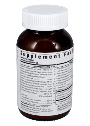 Innate Response One Daily without Iron -- multivitamin, iron free - Back