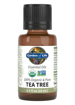 Garden of Life Tea Tree Oil — Organic Essential Oil, Cleansing