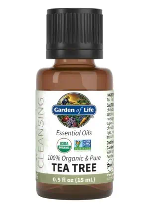 Garden of Life Tea Tree Oil — Organic Essential Oil, Cleansing