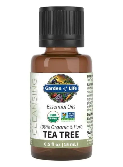 Garden of Life Tea Tree Oil — Organic Essential Oil, Cleansing