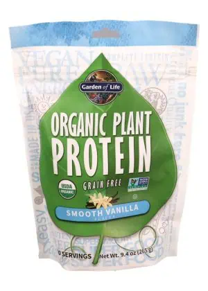 Garden of Life Organic Plant Protein — Vegan Protein, Gluten Free