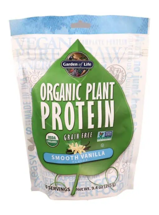 Garden of Life Organic Plant Protein — Vegan Protein, Gluten Free