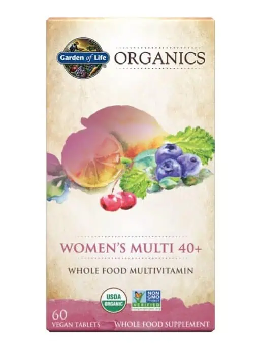 Garden of Life Women’s Multi 40+ — Organic Multivitamin for Women
