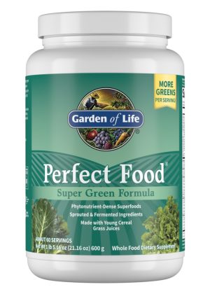 Garden of Life Perfect Food Super Green Formula — Nutrient-dense superfoods, Organic ingredients