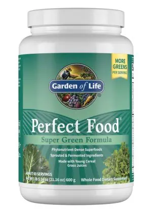 Garden of Life Perfect Food Super Green Formula — Nutrient-dense superfoods, Organic ingredients
