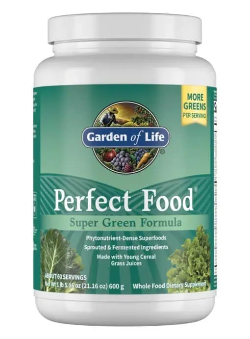 Garden of Life Perfect Food Super Green Formula — Nutrient-dense superfoods, Organic ingredients