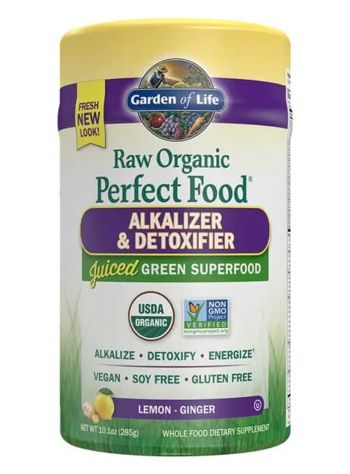 Garden of Life Raw Organic Perfect Food Alkalizer & Detoxifier -- organic greens, detoxifier