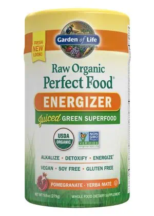 Garden of Life Perfect Food RAW Energizer — green superfood, organic energy