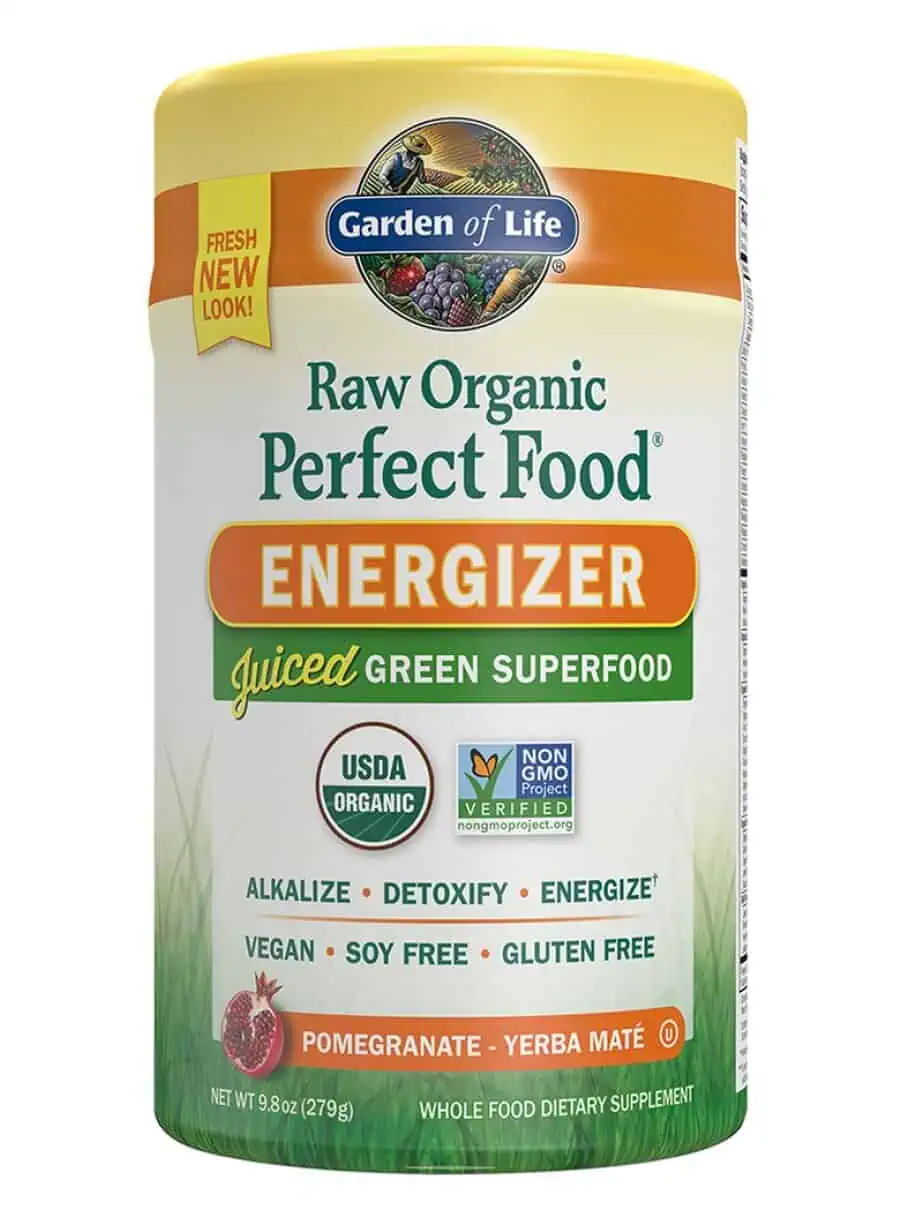Garden of Life Perfect Food RAW Energizer — green superfood, organic energy
