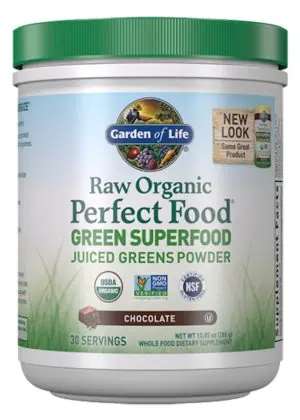 Garden of Life Raw Organic Perfect Food — Green Superfood, Nutrient-Dense Greens