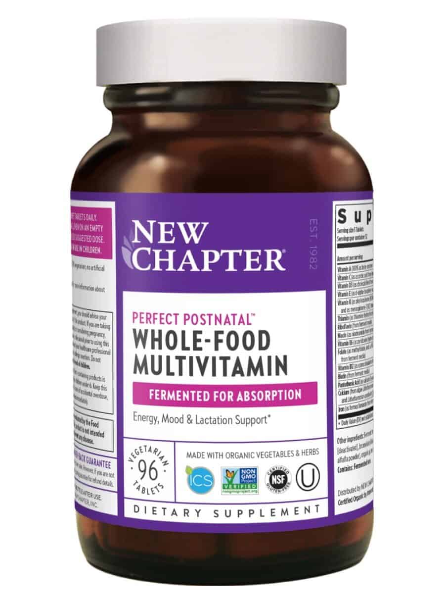 New Chapter Perfect Postnatal(TM) -- whole-food multivitamin, lactation support