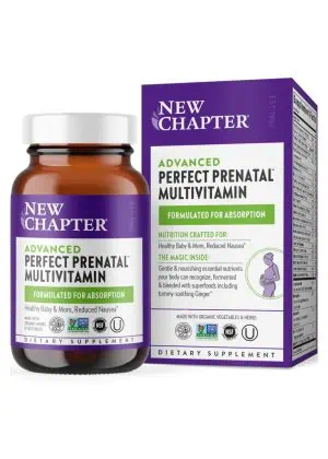New Chapter Perfect Prenatal Multivitamin -- prenatal vitamins, organic ingredients